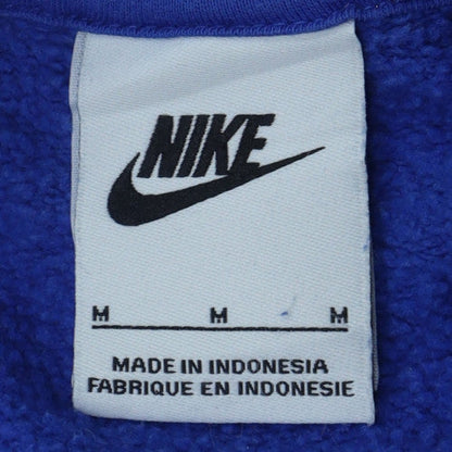 Nike Mens Blue Crew Neck Sweatshirt M Classic Cotton Blend