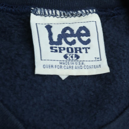 Lee Sport Men's Blue Michigan Wolverines XL Fleece Sweatshirt