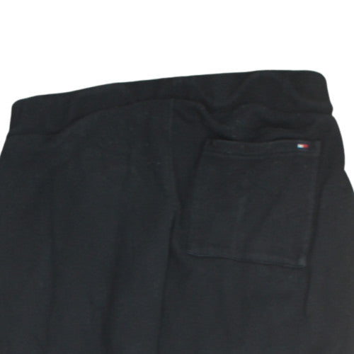 Tommy Hilfiger Men's Black Logo Joggers Size L Cotton Blend