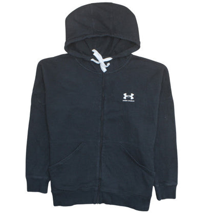 Under Armour Men's Black 2XL Full Zip Hoodie Sweatshirt