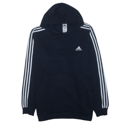 Adidas Men's Navy Hoodie 2XL Pullover Classic Logo Sportswear