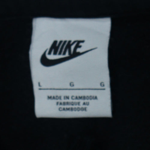 Nike Men's Black Full Zip Hoodie Size L Fleece Sportswear