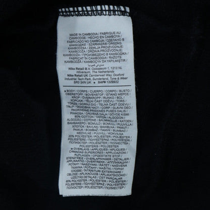 Nike Men's Black Full Zip Hoodie Size L Fleece Sportswear
