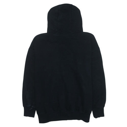 Nike Men's Black Pullover Hoodie L Logo Fleece Sweatshirt