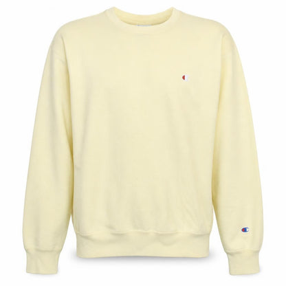 Champion Men's Beige Reverse Weave Pullover Sweatshirt Large
