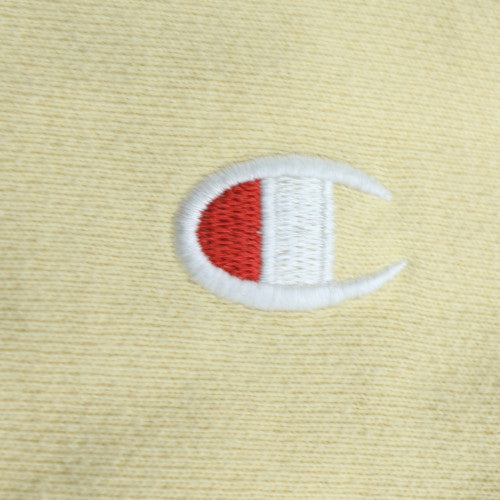 Champion Men's Beige Reverse Weave Pullover Sweatshirt Large