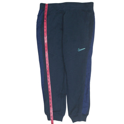 Nike Men’s Blue Fleece Joggers M Tapered Fit Sweatpants