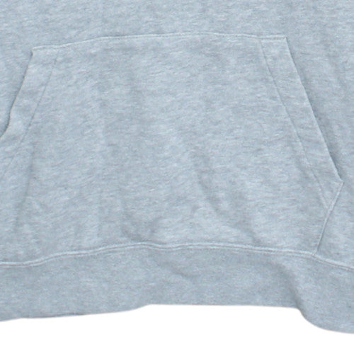 Nike Men's Grey Pullover Hoodie M Regular Fit Sportswear