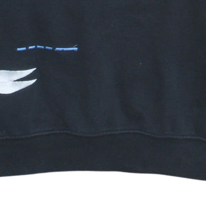 Nike Men's Black Pullover Graphic Logo Sweatshirt Size S