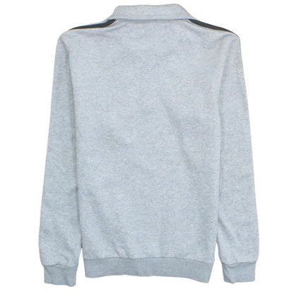 Adidas Men's Grey XS 1/4 Zip Fleece Sweatshirt Sports Top