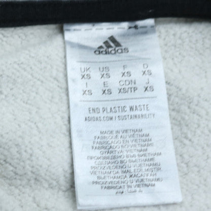 Adidas Men's Grey XS 1/4 Zip Fleece Sweatshirt Sports Top