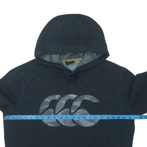 Canterbury Men's Black Pullover Hoodie L Cotton Blend Sportswear