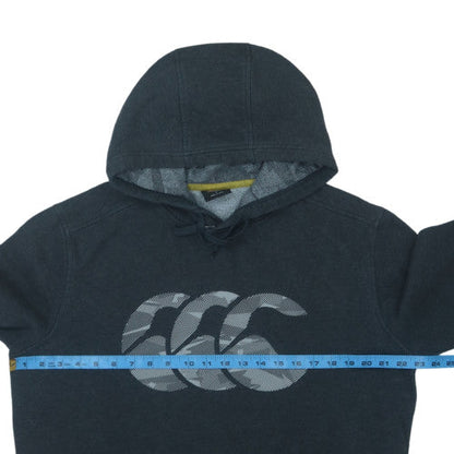 Canterbury Men's Black Pullover Hoodie L Cotton Blend Sportswear