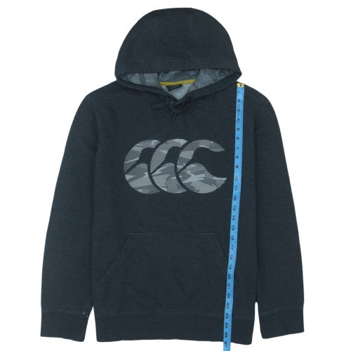 Canterbury Men's Black Pullover Hoodie L Cotton Blend Sportswear