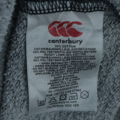 Canterbury Men's Black Pullover Hoodie L Cotton Blend Sportswear