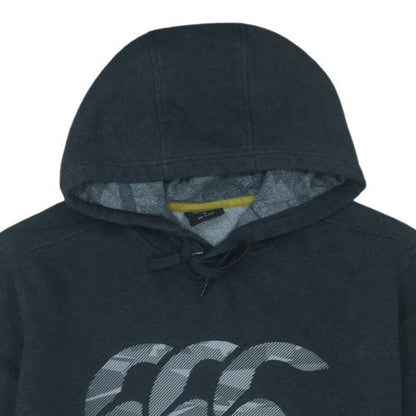 Canterbury Men's Black Pullover Hoodie L Cotton Blend Sportswear