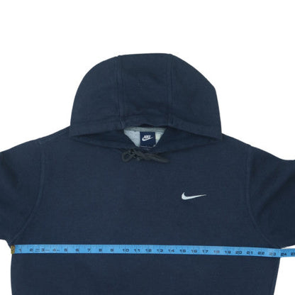 Nike Men Blue Pullover Hoodie Size L Regular Fit Sports Fleece