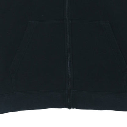 Nike Men's Black Full Zip Hoodie L Fleece Sports Casual