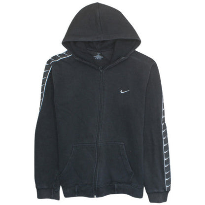 Nike Men's Black XL Full Zip Hoodie Cotton Sportswear