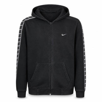 Nike Men's Black XL Full Zip Hoodie Cotton Sportswear