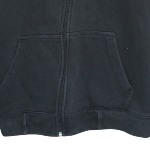 Nike Men's Black XL Full Zip Hoodie Cotton Sportswear