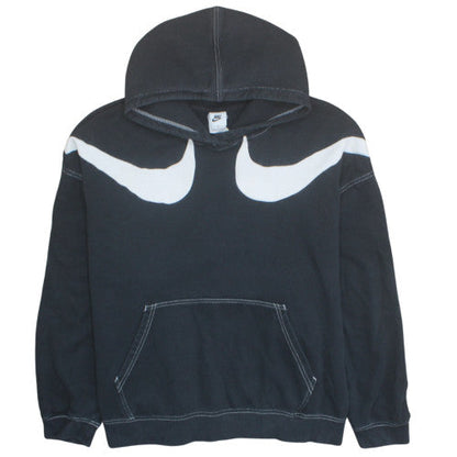 Nike Women's Black 3XL Pullover Hoodie Sweatshirt with Swoosh Design