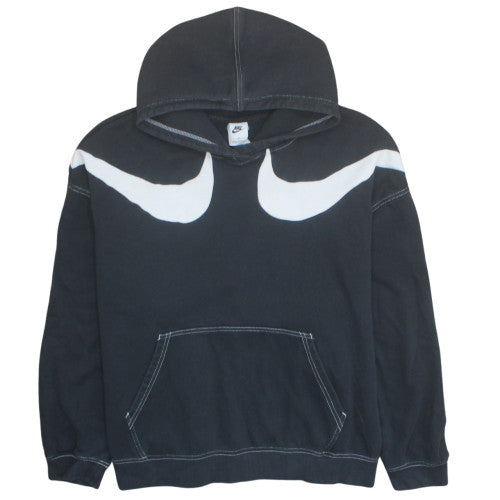 Nike Women's Black 3XL Pullover Hoodie Sweatshirt with Swoosh Design