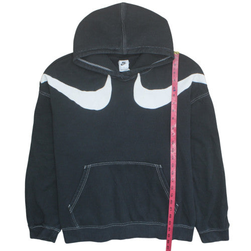 Nike Women's Black 3XL Pullover Hoodie Sweatshirt with Swoosh Design