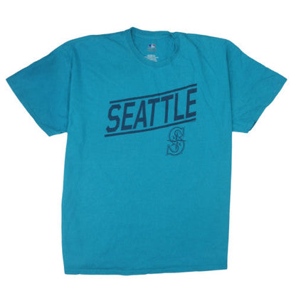 MLB Genuine Merchandise Men's Blue Seattle Mariners XXL Graphic T-Shirt