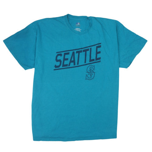 MLB Genuine Merchandise Men's Blue Seattle Mariners XXL Graphic T-Shirt