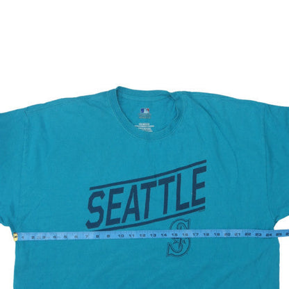MLB Genuine Merchandise Men's Blue Seattle Mariners XXL Graphic T-Shirt