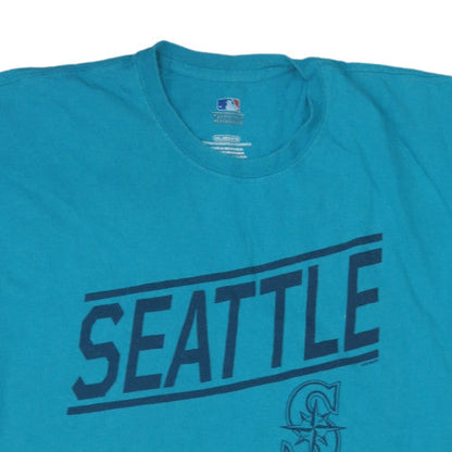 MLB Genuine Merchandise Men's Blue Seattle Mariners XXL Graphic T-Shirt