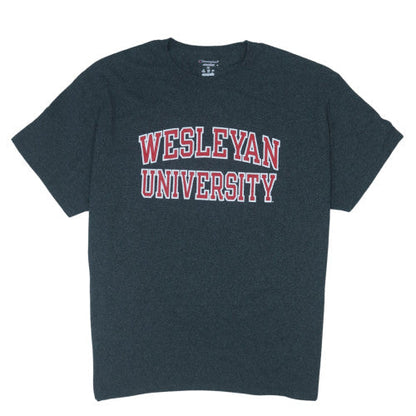 Champion Men's Grey Wesleyan University XL Short Sleeve T-Shirt