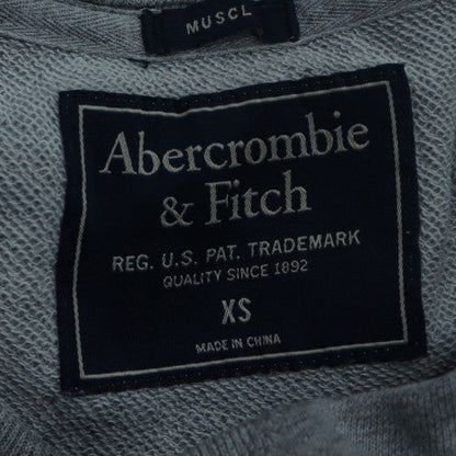 Abercrombie & Fitch Womens Grey XS Pullover Sweatshirt Classic Crew Neck