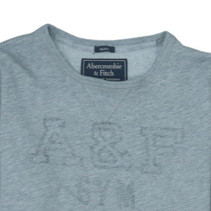 Abercrombie & Fitch Womens Grey XS Pullover Sweatshirt Classic Crew Neck
