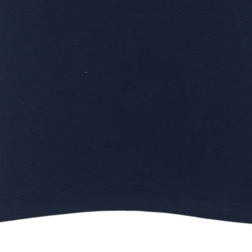 Majestic Men's Blue XL Braves Henley Sports T-Shirt
