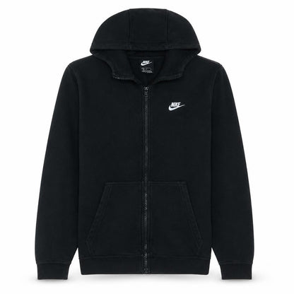 Nike Mens Black Full Zip Hoodie Size M Fleece Sportswear