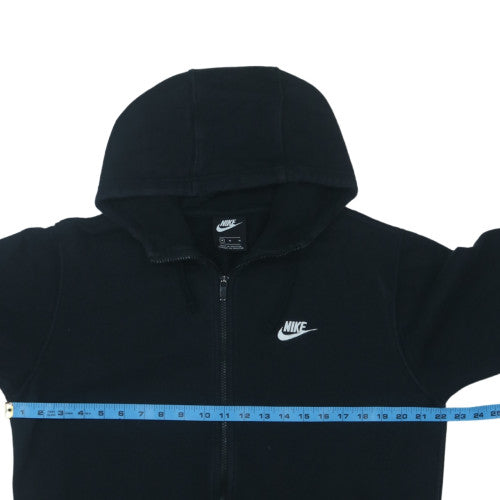 Nike Mens Black Full Zip Hoodie Size M Fleece Sportswear