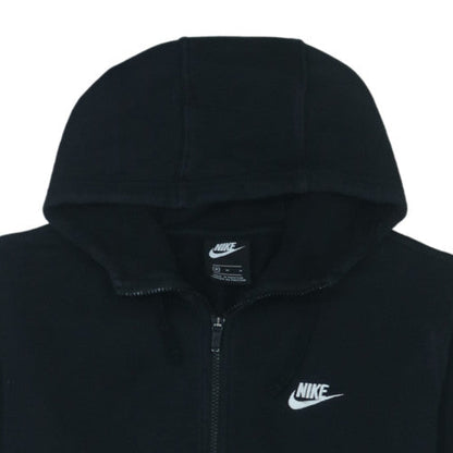 Nike Mens Black Full Zip Hoodie Size M Fleece Sportswear