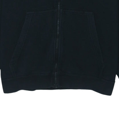 Nike Mens Black Full Zip Hoodie Size M Fleece Sportswear
