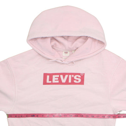Levi’s Women’s Pink Relaxed Pullover Hoodie Small