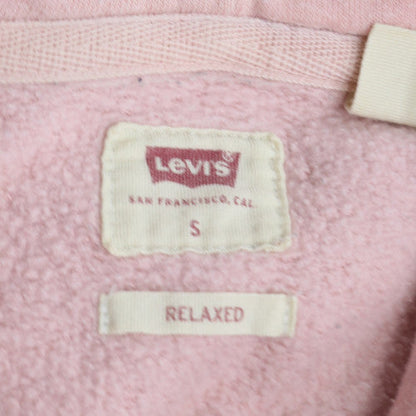 Levi’s Women’s Pink Relaxed Pullover Hoodie Small