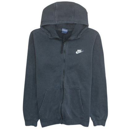 Nike Men's Black Full Zip Hoodie Sweatshirt Size M