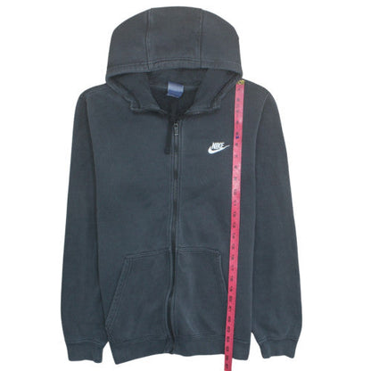Nike Men's Black Full Zip Hoodie Sweatshirt Size M