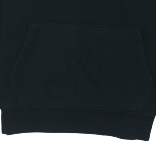 Nike Women's Black Small Pullover Hoodie with Logo Print