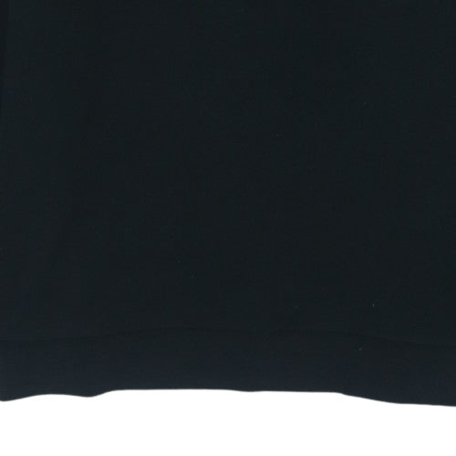 Calvin Klein Womens Black XL Pullover Sweatshirt Crew Neck Cotton Blend