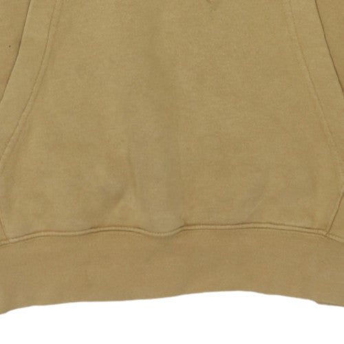 Nike Men's Beige Pullover Hoodie M Regular Fit Fleece