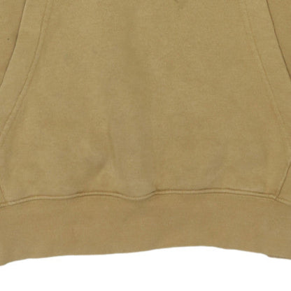 Nike Men's Beige Pullover Hoodie M Regular Fit Fleece