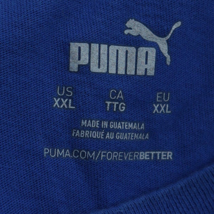 Puma Men's Blue 2XL Graphic Logo Sports T-Shirt