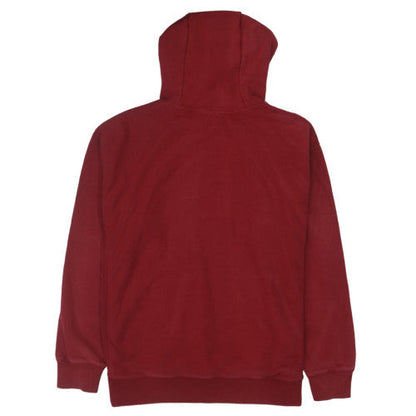 GAP Men's Red Pullover Hoodie Large Fleece Logo Sweatshirt